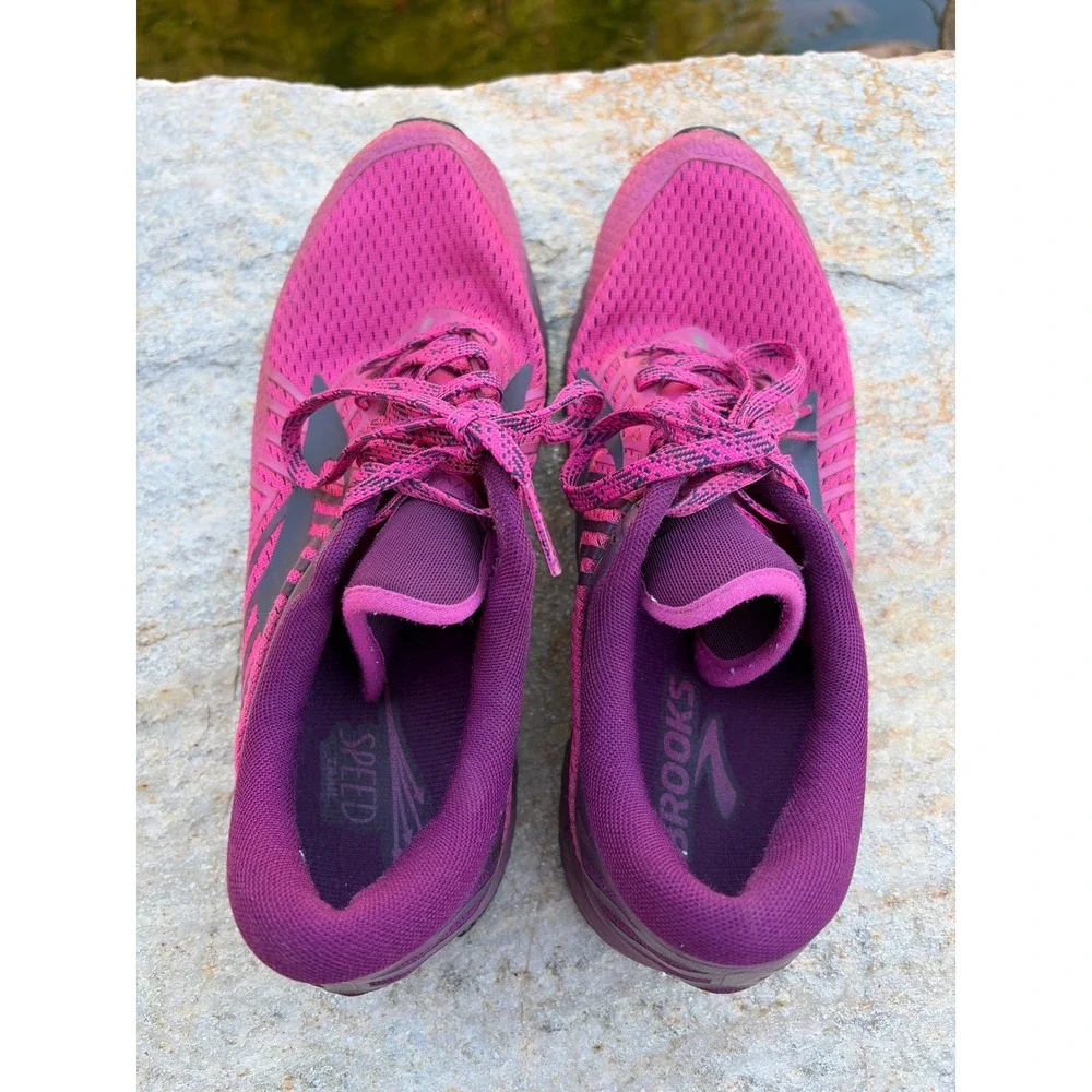 Brooks Mazama 2 Womens Trail Running Shoes‎ Pink Purple 1202671B641 Size 8.5